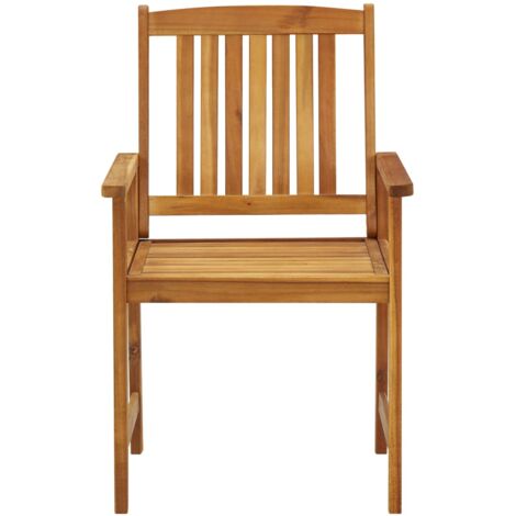 INLIFE Chaises de metteur en scène 4 pcs Bois massif d'acacia (1/5)