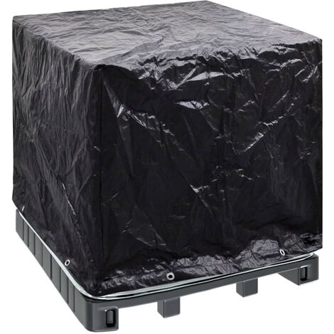 INLIFE Housse de réservoir IBC de jardin 8 œillets 116x100x120 cm (1/5)