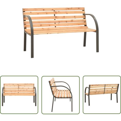 INLIFE Banc de jardin pour enfants 81 cm Bois de pin chinois (1/5)