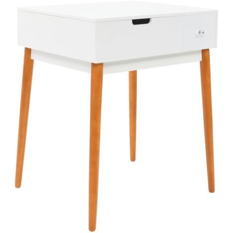INLIFE Coiffeuse avec miroir MDF 60 x 50 x 86 cm (1/5)