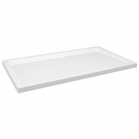 INLIFE Receveur de douche rectangulaire ABS Blanc 70x120 cm (1/5)