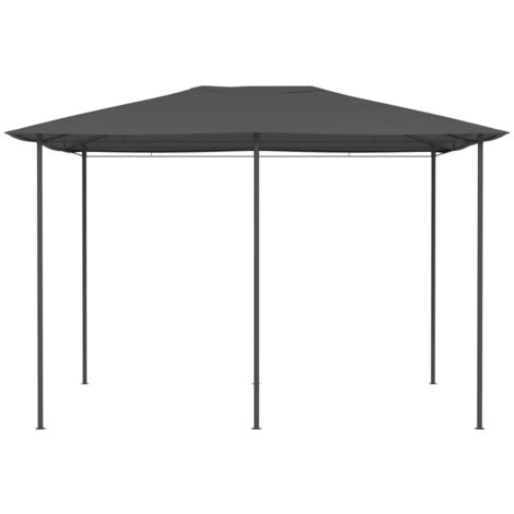 INLIFE Belvédère 3x4x2,6 m Anthracite 160 g/m² (1/4)