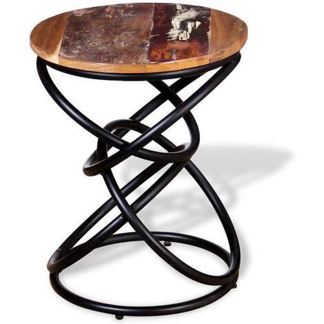 INLIFE Table d'appoint Bois de récupération massif (1/5)