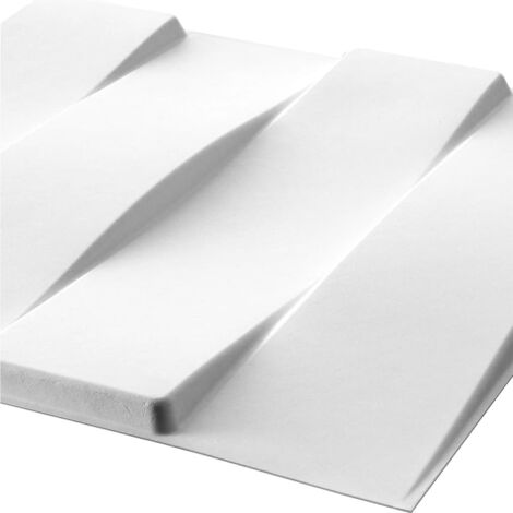 INLIFE WallArt Panneaux muraux 3D Vaults 12 pcs GA-WA05