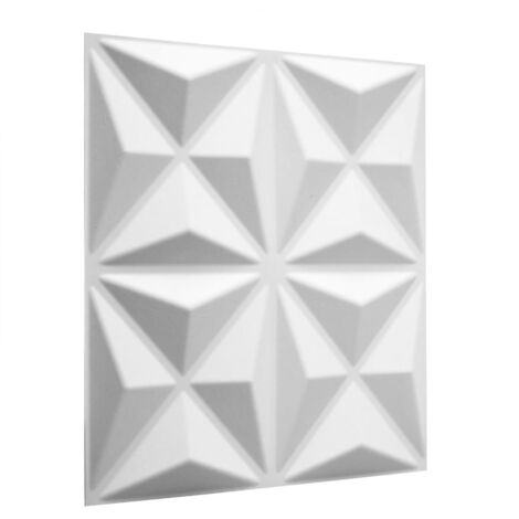 INLIFE WallArt Panneaux muraux 3D Cullinans 12 pcs GA-WA17