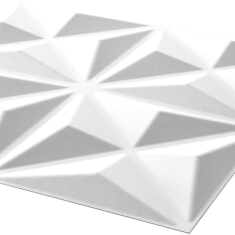 INLIFE WallArt Panneaux muraux 3D Cullinans 12 pcs GA-WA17