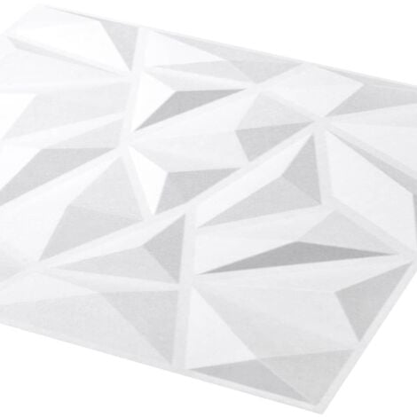 INLIFE WallArt Panneaux muraux 3D Puck 12 pcs GA-WA27