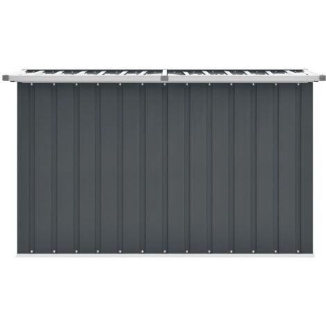 INLIFE Boîte de rangement de jardin Gris 149x99x93 cm (1/5)