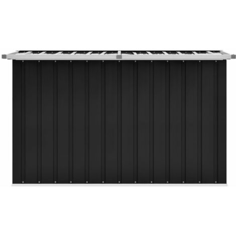 INLIFE Boîte de rangement de jardin Anthracite 149x99x93 cm (1/5)