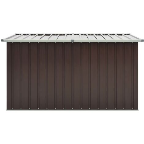 INLIFE Boîte de rangement de jardin Marron 171x99x93 cm (1/5)