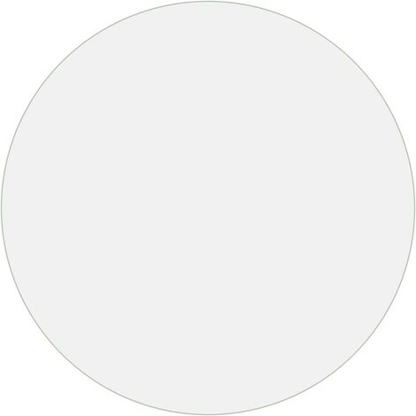 Protecteur de table transparent 120 cm Ø – Épaisseur 2 mm en PVC – Imperméable et résistant aux rayures – Facile à nettoyer – Inlife