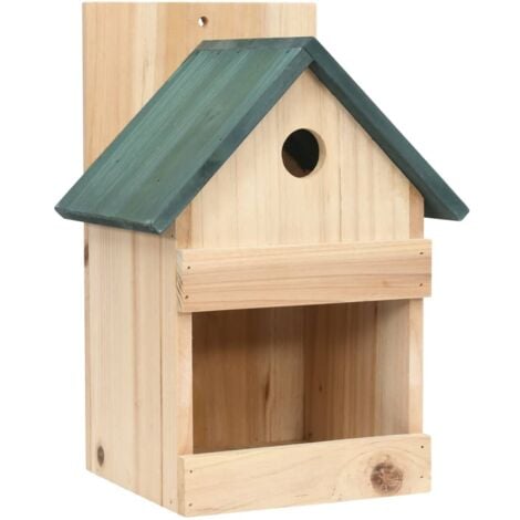 INLIFE Nichoirs 4 pcs Bois de sapin 23x19x33 cm