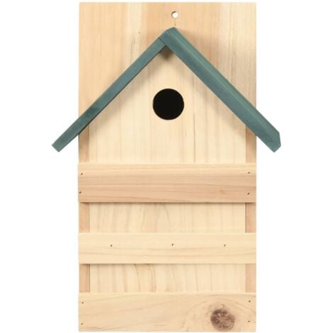 INLIFE Nichoirs 4 pcs Bois de sapin 23x19x33 cm