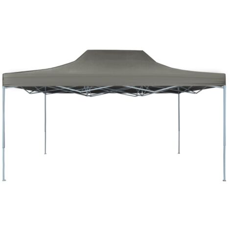 INLIFE Tente pliable escamotable 3 x 4,5 m Anthracite (1/5)