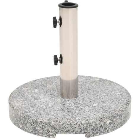 INLIFE Socle de parasol Granite Rond 20 kg (1/5)