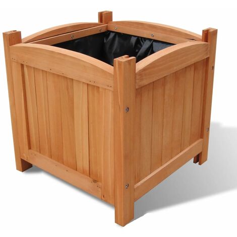 INLIFE Ensemble de 2 lits surélevés Bois 30x30x30 cm (1/5)