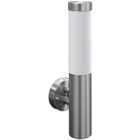 INLIFE 2 appliques murales cylindriques en acier inoxydable (1/5)
