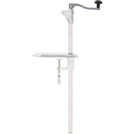 INLIFE Ouvre-boîte de conserve Argenté 70 cm Aluminium et inox (1/5)