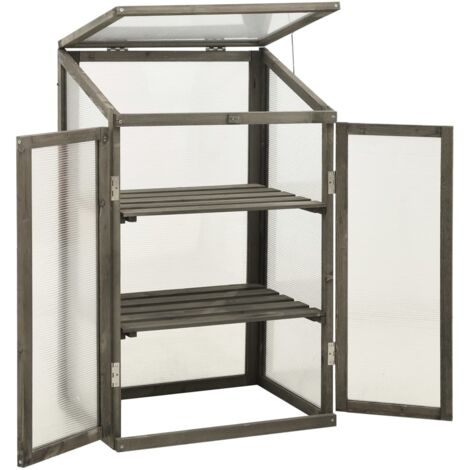 INLIFE Serre 60x45x100 cm Bois de sapin