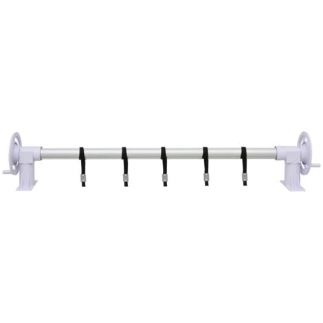 INLIFE Rouleau de couverture de piscine avec base en plastique (1/5)