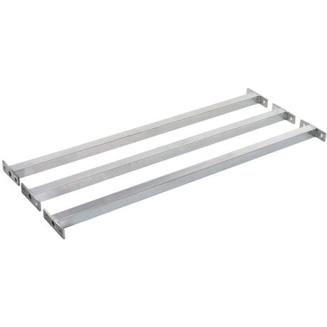 INLIFE Barres de fenêtre réglables de sécurité 3 pcs 710-1200 mm