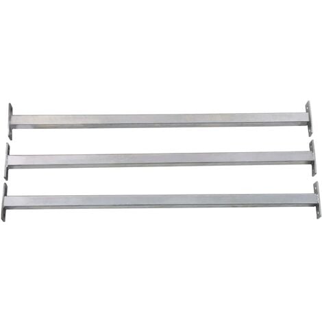 INLIFE Barres de fenêtre réglables de sécurité 3 pcs 710-1200 mm