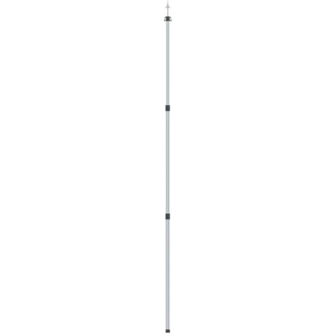 INLIFE Mât de bâche télescopique Aluminium avec longueur de 102-260 cm (1/5)