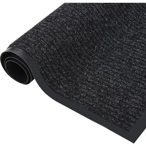 INLIFE Paillasson rayé Anthracite 80x120 cm (1/5)