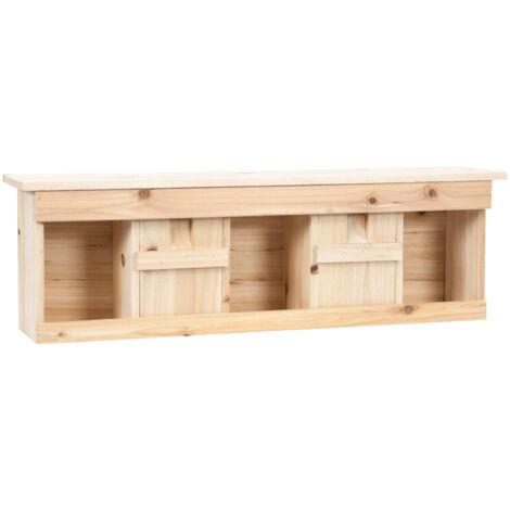 INLIFE Maison pour moineau avec 5 chambres 68x15x21 cm Bois de sapin (1/5)
