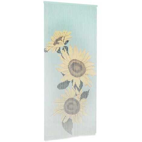 INLIFE Rideau de porte contre insectes Bambou 90 x 200 cm (1/5)