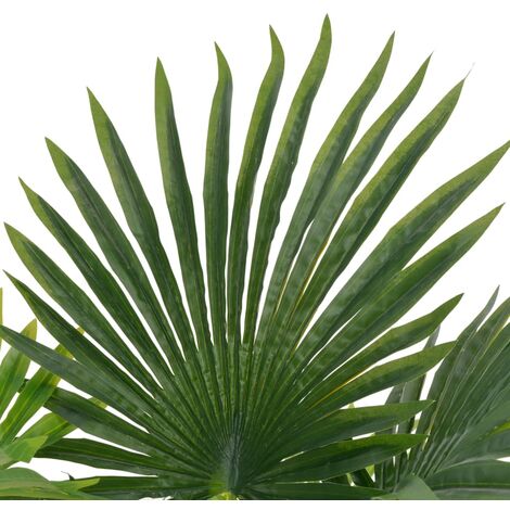 INLIFE Plante artificielle avec pot Palmier Vert 70 cm (1/2)