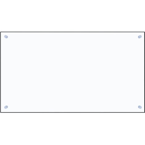INLIFE Dosseret de cuisine Transparent 90 x 50 cm Verre trempé