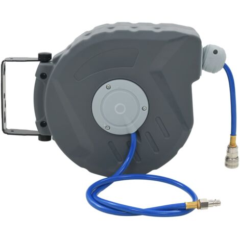 INLIFE Enrouleur automatique de tuyau d'air 1/4" 12 m (1/5)