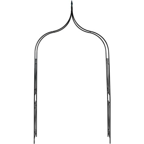 INLIFE Voûte de jardin Vert foncé 120x38x258 cm Fer (1/5)