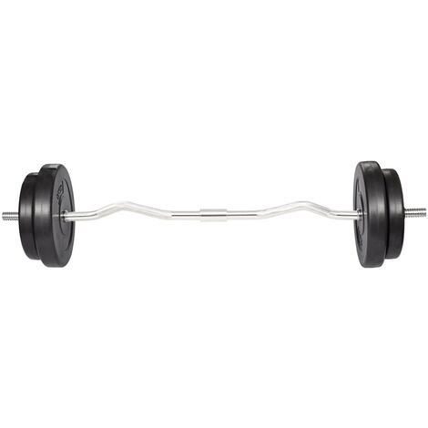 INLIFE Haltère 30 kg avec poids