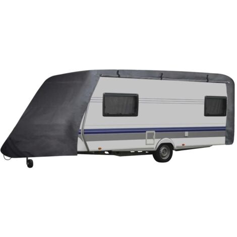 INLIFE Housse de roulotte taille L Gris (1/5)