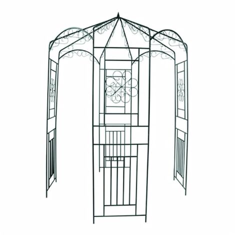 INLIFE Voûte de jardin 250 cm Vert foncé (1/3)