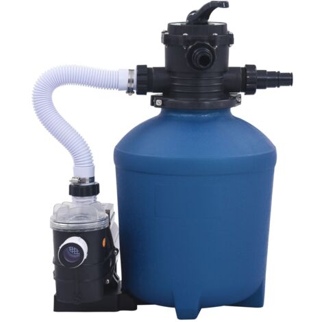 INLIFE Pompe filtrante à sable avec minuterie 530 W 10980 L/h (1/5)