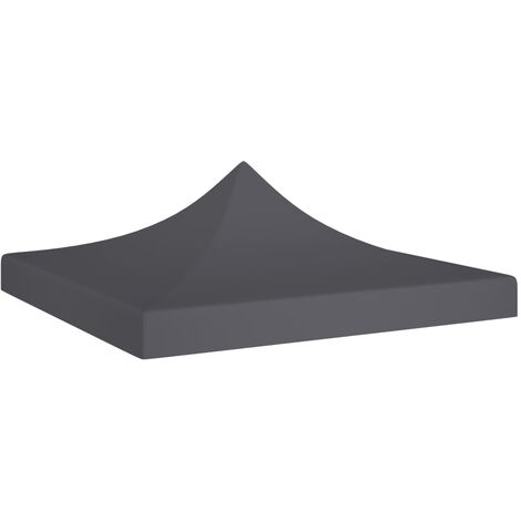 INLIFE Toit de tente de réception 2x2 m Anthracite 270 g/m² (1/5)