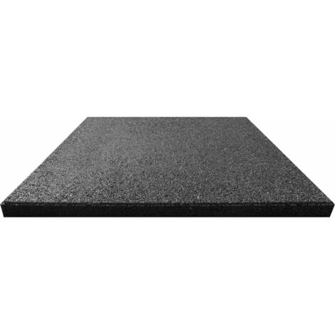 INLIFE Carreaux de protection antichoc 24pcs Caoutchouc 50x50x3cm Noir