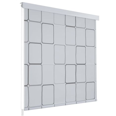 INLIFE Store roulant de douche 100 x 240 cm Carré (1/5)
