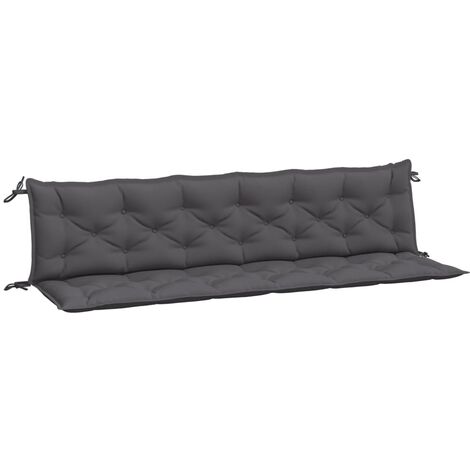 SKM Coussin de balancelle Anthracite 200 cm Tissu (1/5)