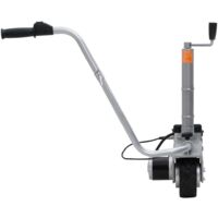 INLIFE Unité motorisée à roue pour roulotte Aluminium 12 V 350 W