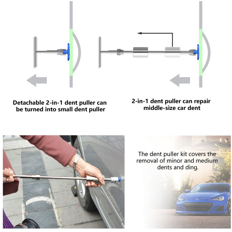 Haute qualité 2 pouces kit debosselage de outils ventouse carrosserie auto  voiture dent extracteur corps panneau extracteur ventouse voiture convient