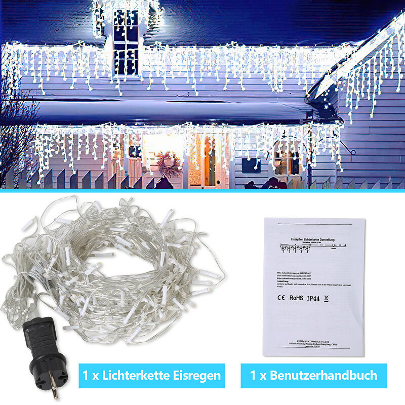 Qedertek Fenêtre Décorative de Noël, 10 LED Rideau Lumineux Blanc Chaud à  Piles avec Ventouses, Minuterie, Guirlande Lumineuse de Fenêtre Intérieur