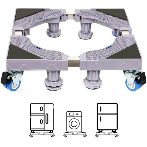 Coussinets De Rehaussement Anti-vibration Pour Machine à Laver - Lot De 4 - Hauteur Réglable 8-10 Cm