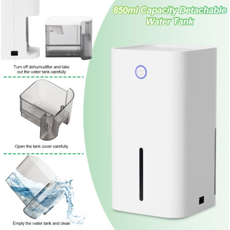 VINGO Déshumidificateur d'air, 300 ml/jour, Déshumidificateurs