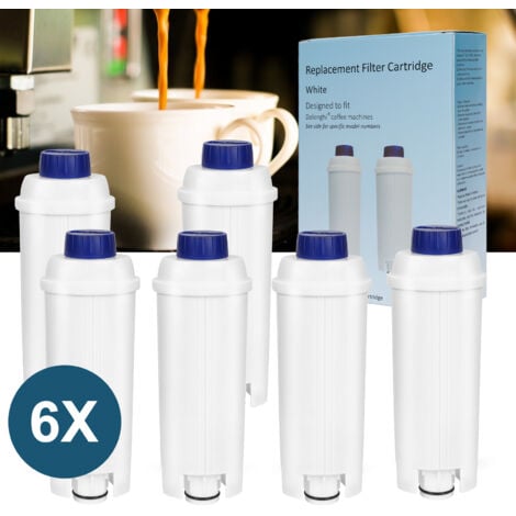 Filtre eau pour Delonghi remplacement pour DeLonghi DLS C002 ECAM ETAM EC680 EC800 machine à café automatique machine à expresso 6×