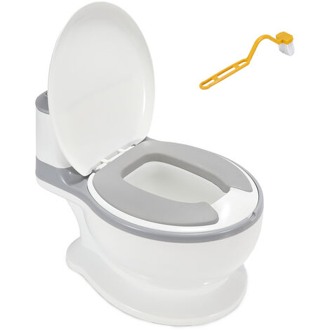 Abattant WC pour Enfants - Antidérapant - avec Poignée et Protection contre  les Éclaboussures Potty Trainer pour 1-8 Ans - blanc
