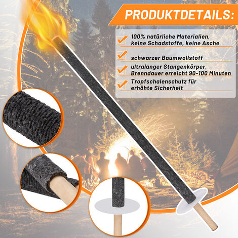 20 Flammen-Rosen Für Zaubertricks - Feuer-Blume Für Shows & Heiratsanträge